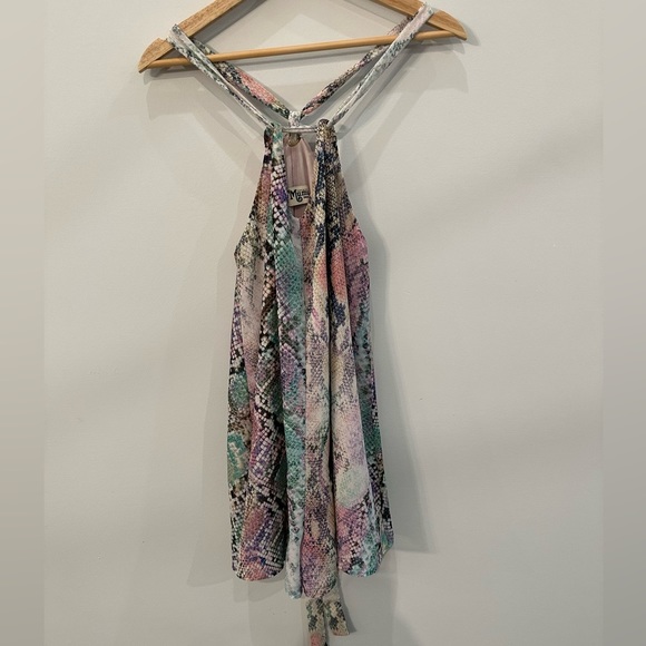 Show me your mumu pastel python mini dress size small - Picture 2 of 7